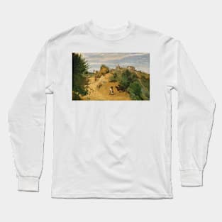 Genzano by Jean-Baptiste-Camille Corot Long Sleeve T-Shirt